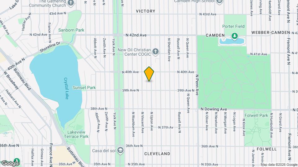 3923 Upton Ave N, Unit 2 Mapa y Detalles de la Ubicación