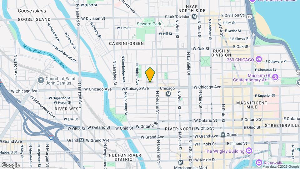 750 N Hudson Ave-Unit -408 Map and Location Details