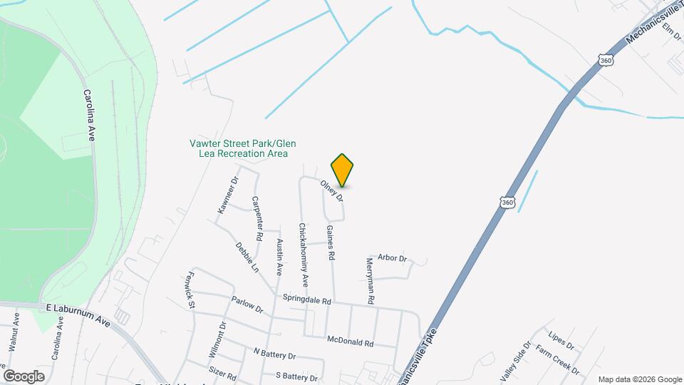 4509 Olney Dr Map and Location Details