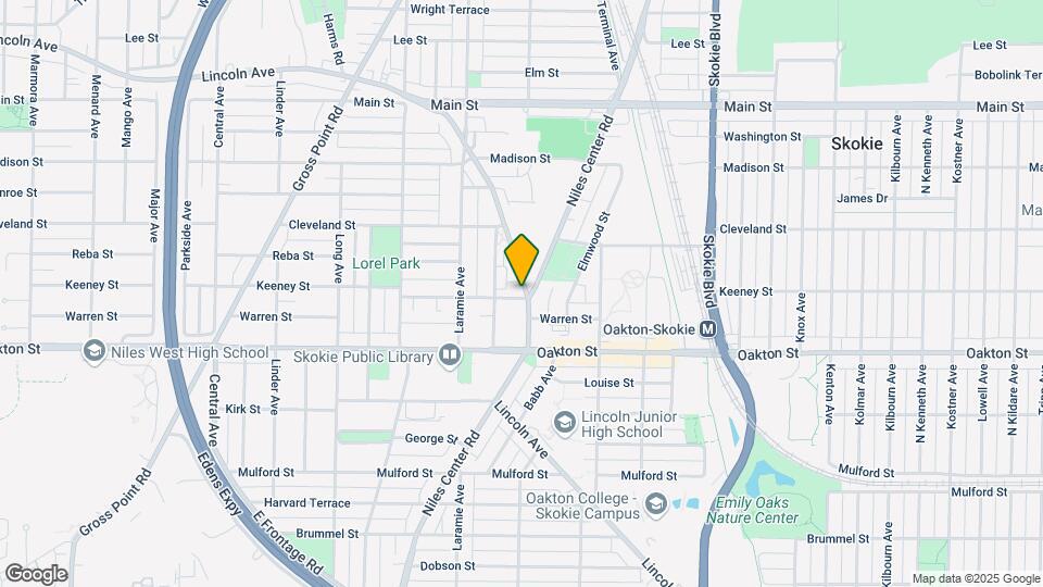 8056 Lincoln Ave Map and Location Details