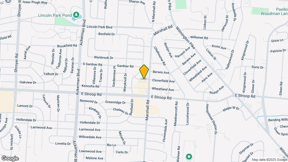 1264 Cloverfield Ave Map and Location Details