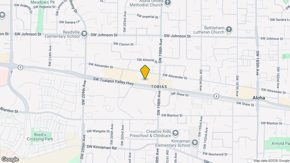 20125 SW Tualatin Valley Hwy Map and Location Details