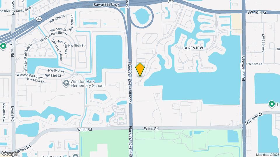 1488 SW 47th Ave, Unit 4F Mapa y Detalles de la Ubicación