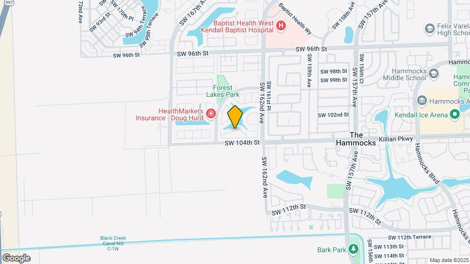 16334 SW 103rd St Map and Location Details