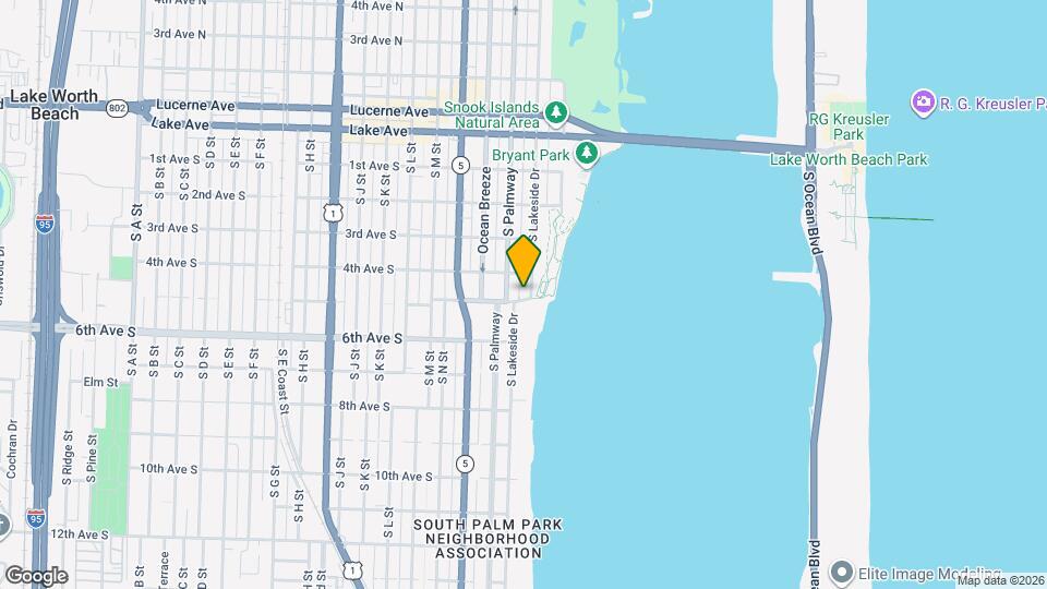 421 S Lakeside Dr Map and Location Details