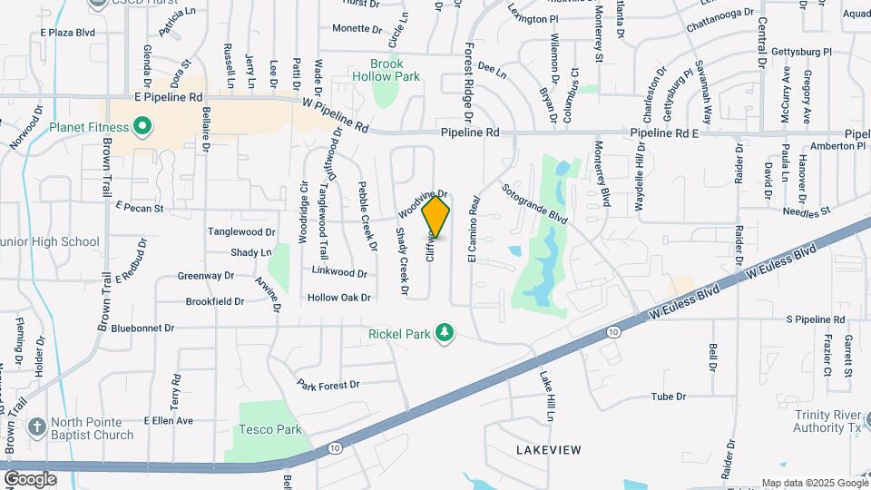 1403 Cliffwood Rd Map and Location Details