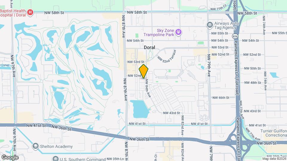 8441 NW 51st Terrace Map and Location Details
