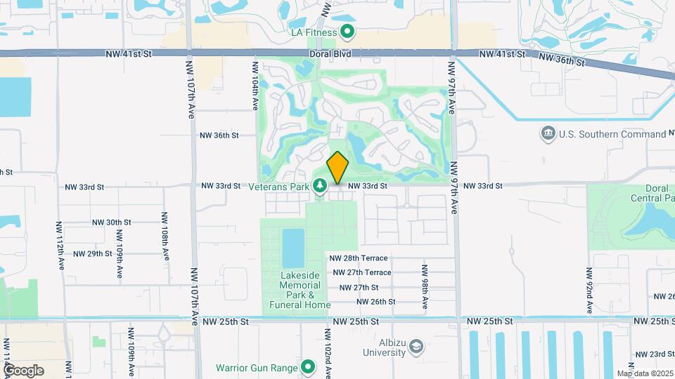 10101 NW 32nd Terrace Map and Location Details