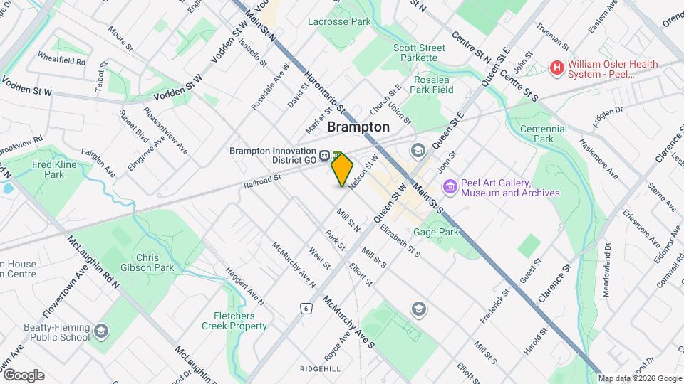 38 Nelson St W Map and Location Details