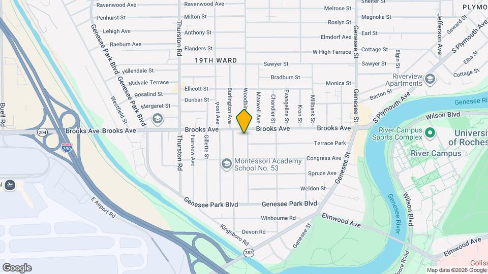793 Woodbine Ave Mapa y Detalles de la Ubicación