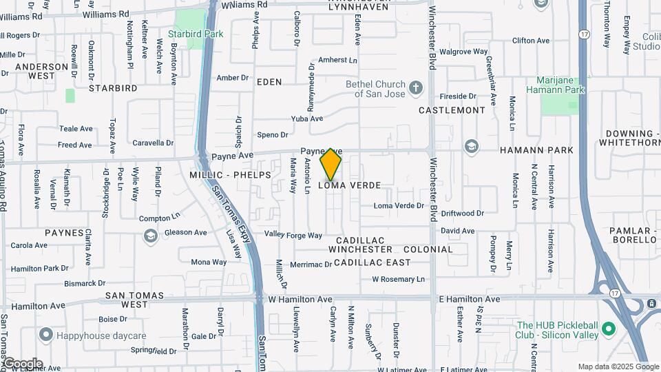 1360 Essex Way Map and Location Details
