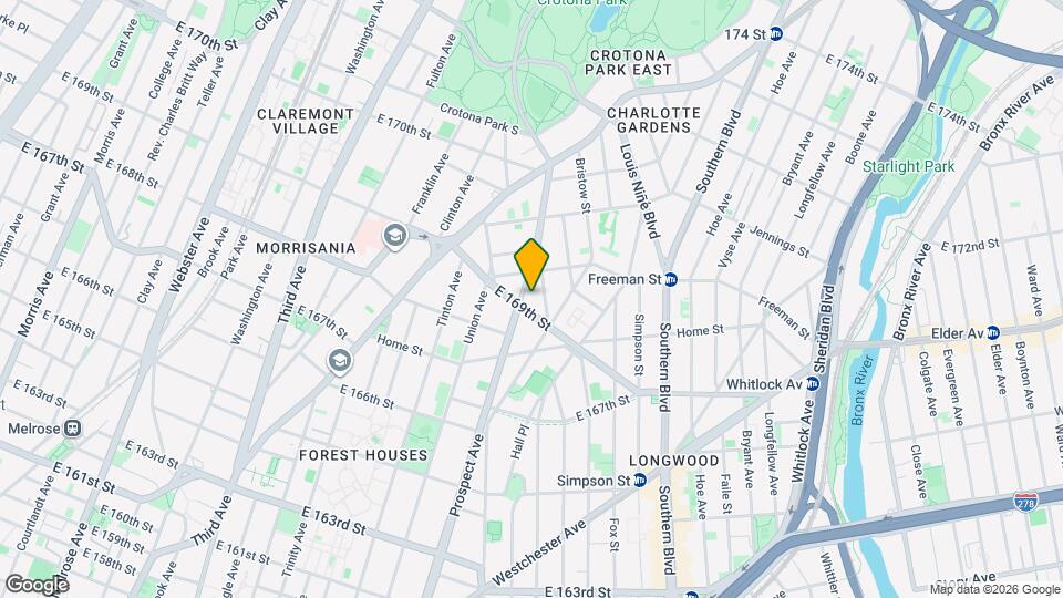 1342 Prospect Ave Map and Location Details