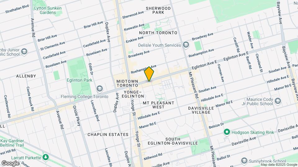 75 Eglinton Ave E Map and Location Details