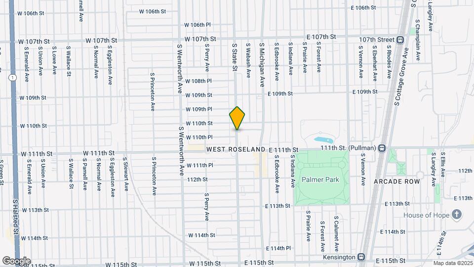 10955 S Vernon Ave Map and Location Details
