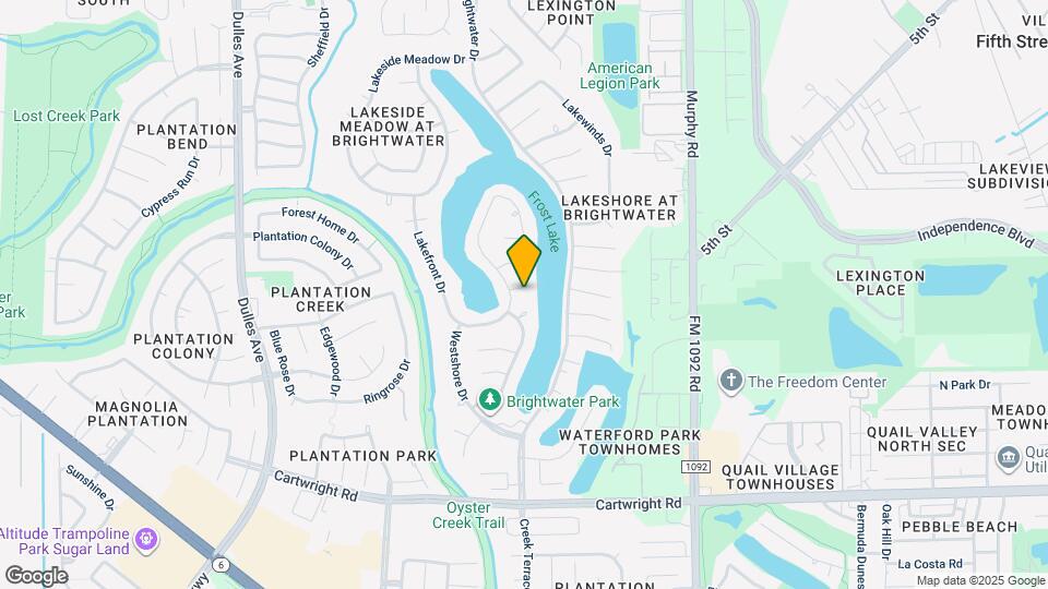 4207 Clearwater Ct Map and Location Details