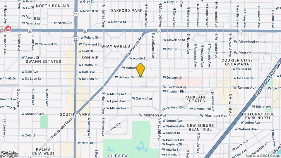 3208 W De Leon St Map and Location Details