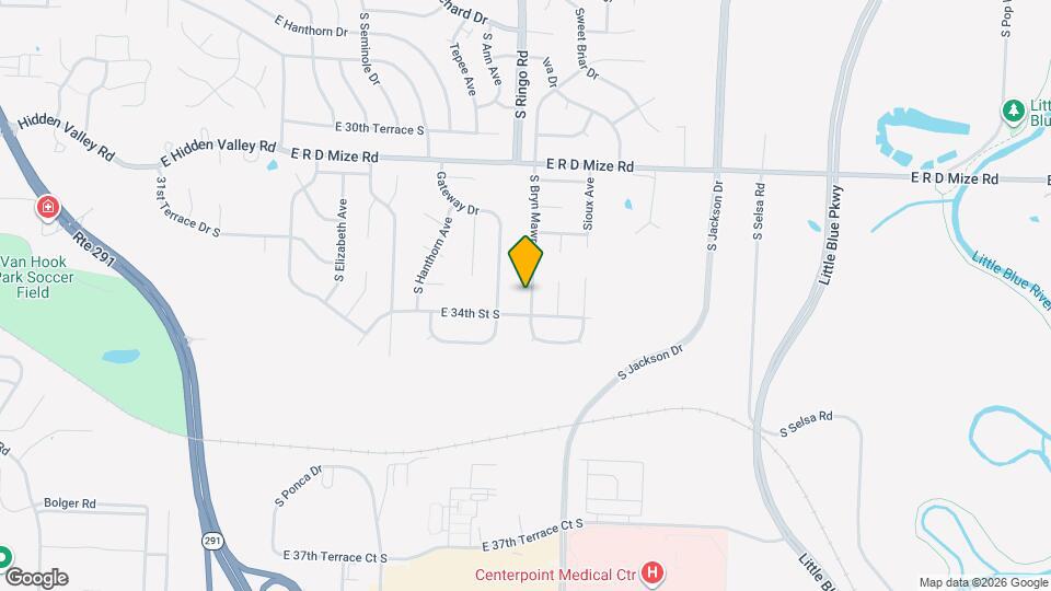 3320 S Bryn Mawr Dr Map and Location Details