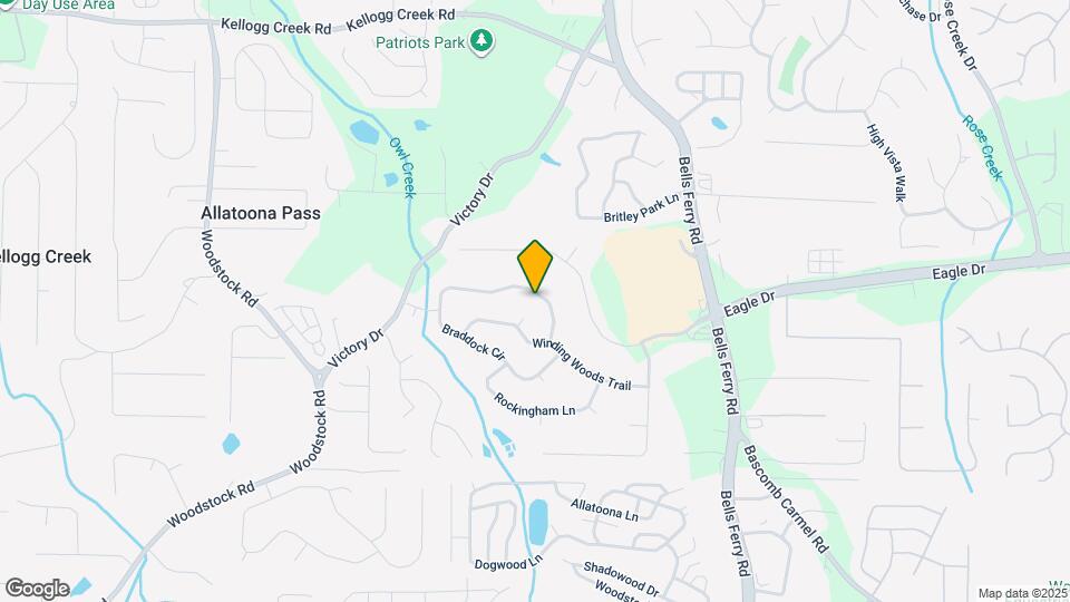 1054 Braddock Cir Mapa y Detalles de la Ubicación