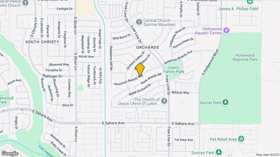6207 American Beauty Ave Map and Location Details