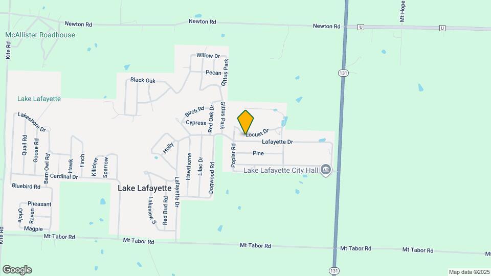 1662 Lafayette Dr Map and Location Details