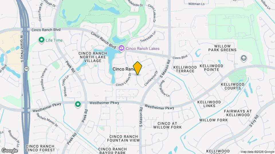 3307 Clear Water Park Dr Map and Location Details