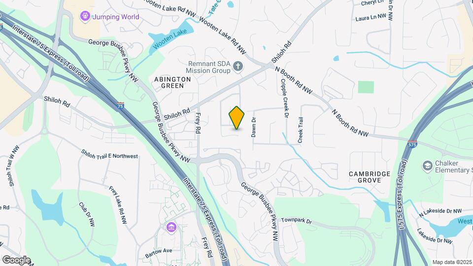 947 Shiloh Ridge Run NW Map and Location Details