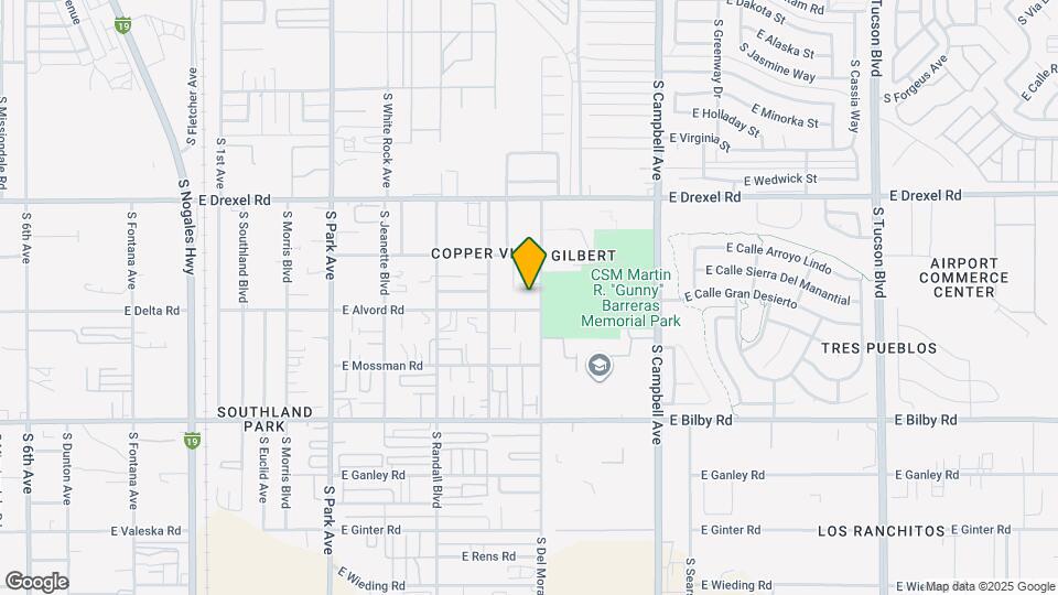 5876 S Del Moral Blvd Map and Location Details