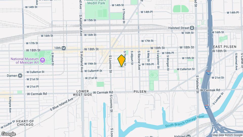 1312 W Cullerton St Map and Location Details