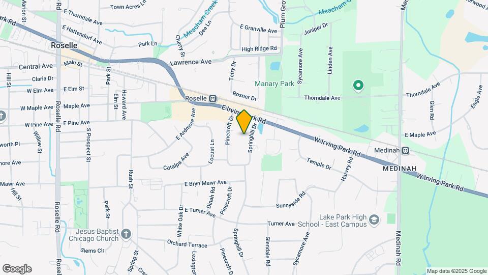 240 Springhill Dr Map and Location Details