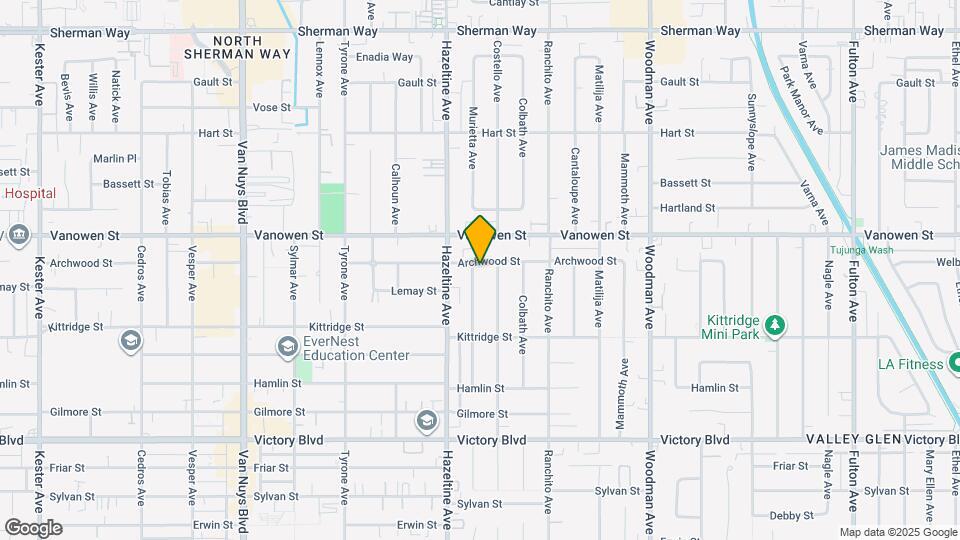 6718 Murietta Ave Map and Location Details