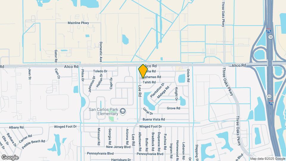 8293 Tahiti Rd Map and Location Details