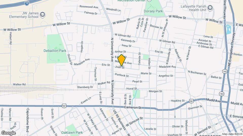 503 Joan St Map and Location Details