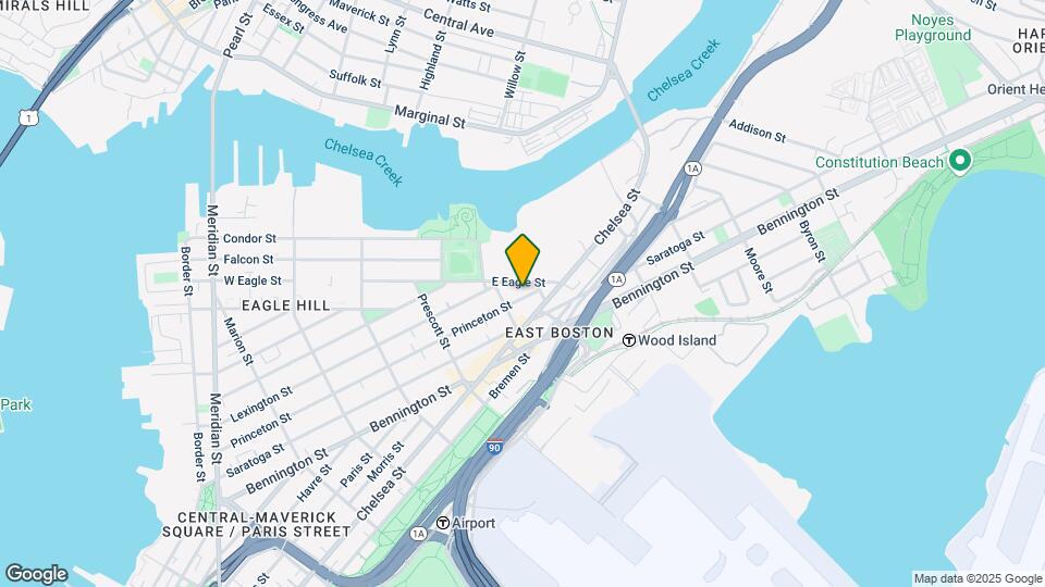 358 Princeton St, Unit 1 Map and Location Details