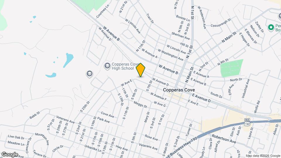 616 W Ave E Map and Location Details