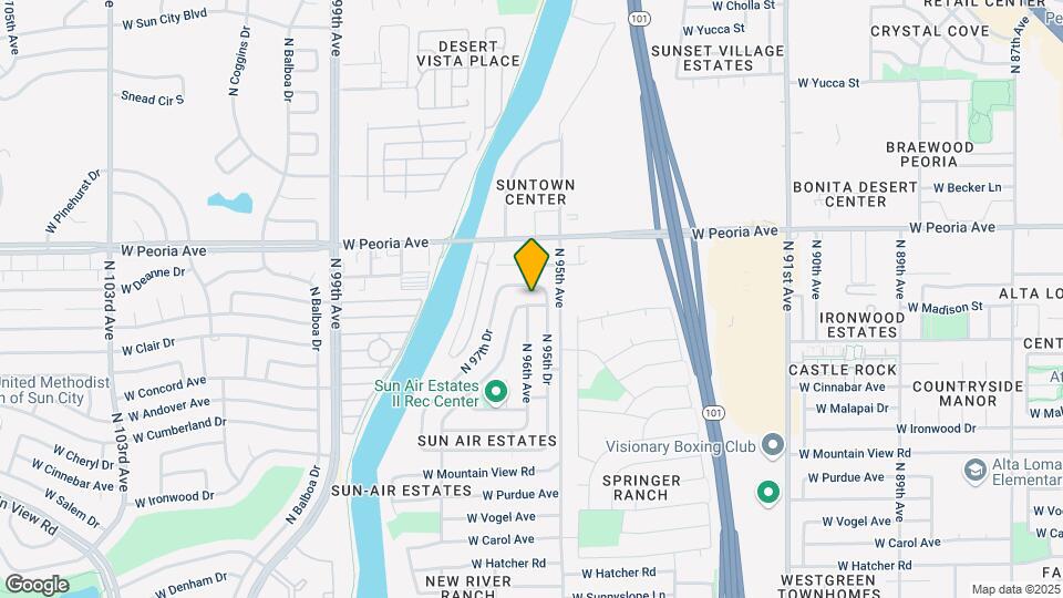 10343 N 97th Ave Map and Location Details