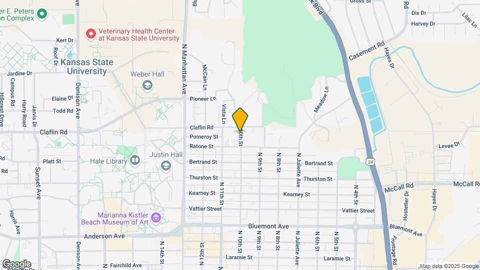 1317 N 10th St Map and Location Details