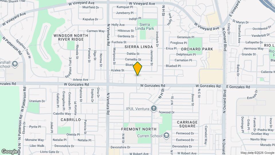 Casa Valencia Apartments Map and Location Details