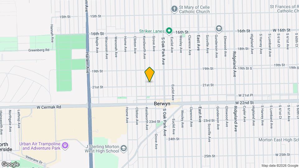 6839 21st St Map and Location Details