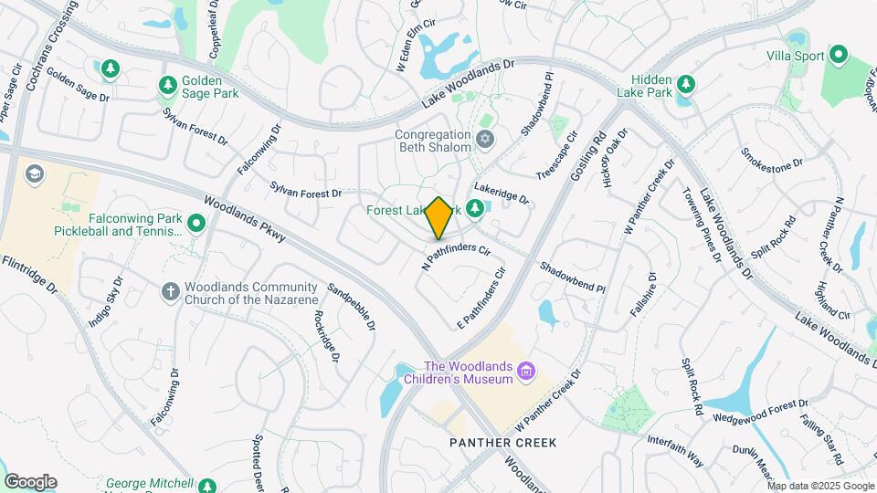 43 N Pathfinders Cir Map and Location Details