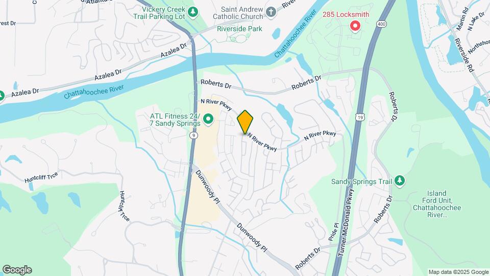 Elme Sandy Springs Mapa y Detalles de la Ubicación