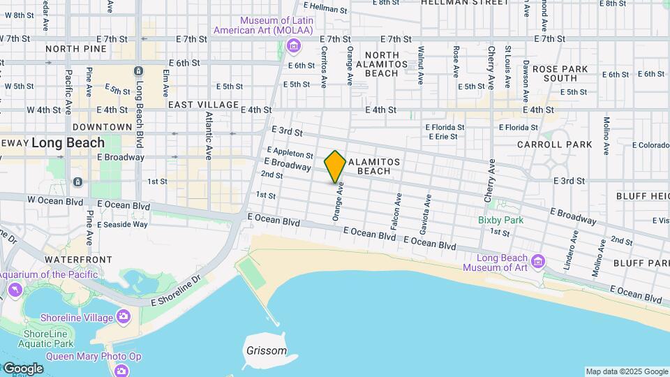 1162 E 2nd St Mapa y Detalles de la Ubicación