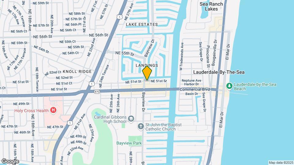 5050 Bayview Dr, Unit #1 Map and Location Details