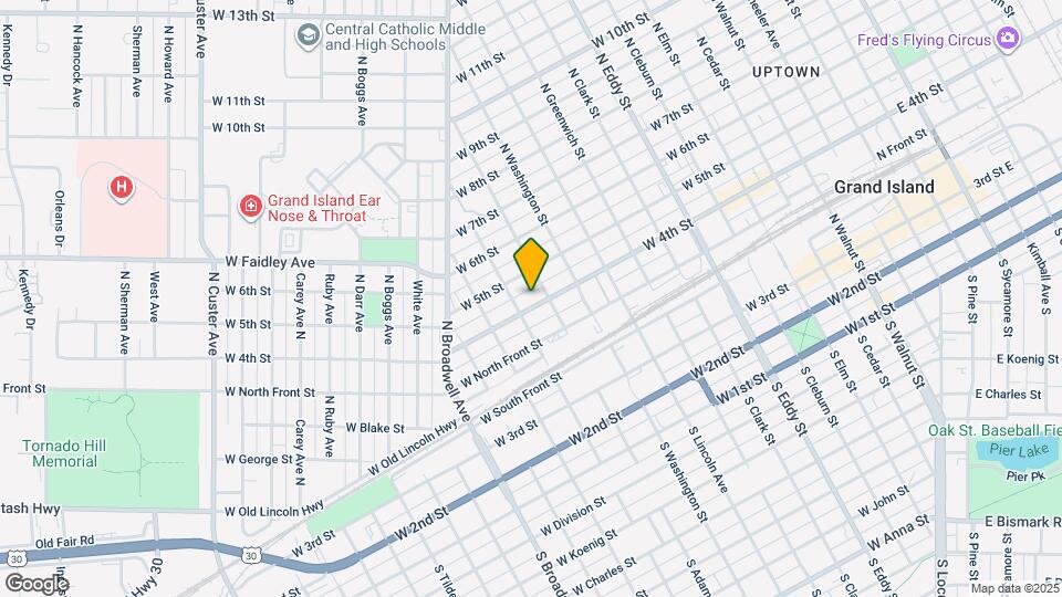 1312 W 4th St Map and Location Details