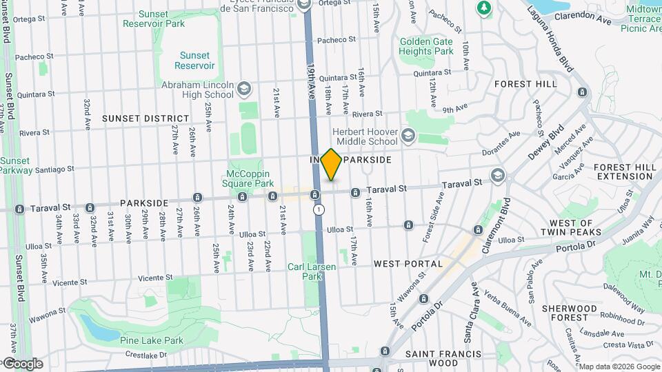 2385 18th Ave Mapa y Detalles de la Ubicación