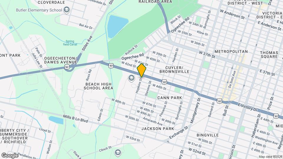 2706 Hopkins St Map and Location Details