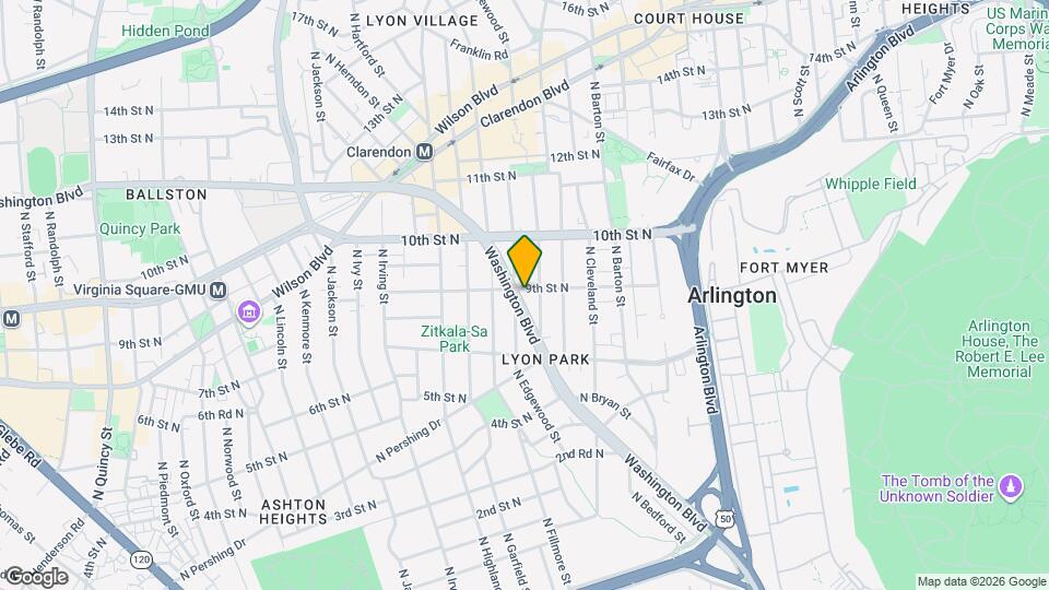 2799 Washington Blvd Map and Location Details