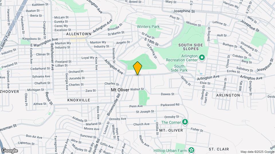 1740 Arlington Ave Map and Location Details