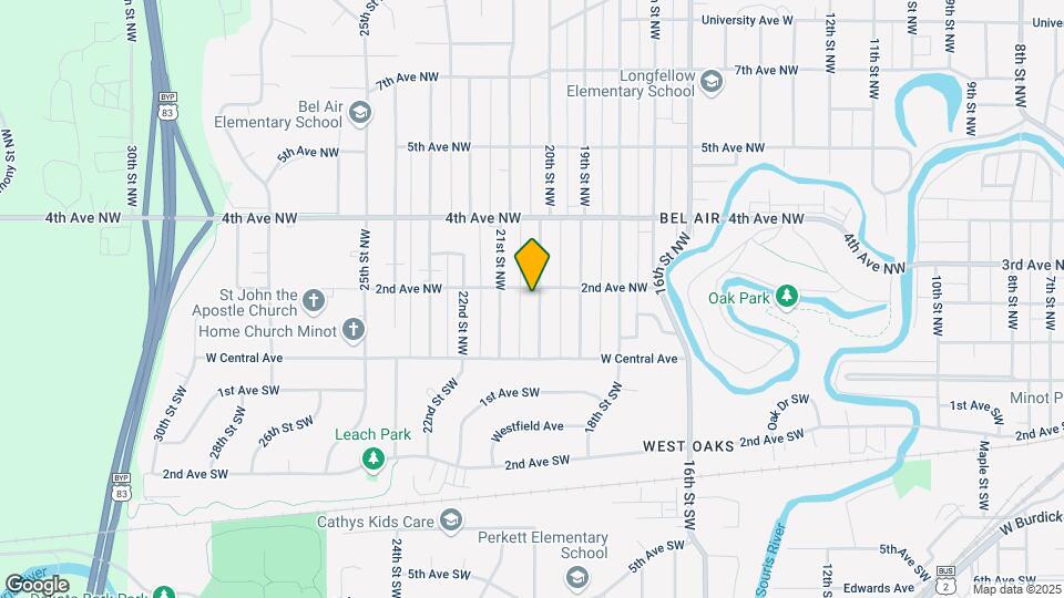 117 20th St NW Map and Location Details