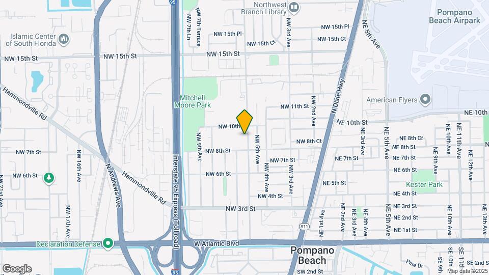 861 NW 6th Ave Map and Location Details