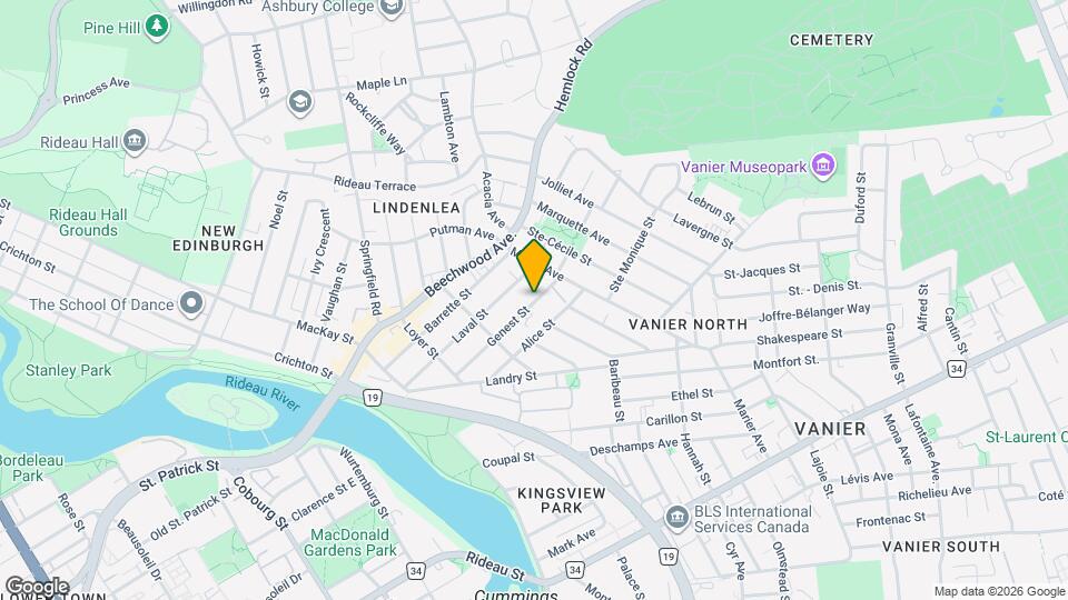 163 Genest St Map and Location Details